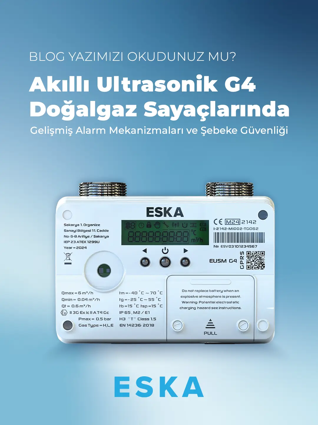 Akıllı Ultrasonik G4 Doğalgaz Sayaçlarında Gelişmiş Alarm Mekanizmaları ve Şebeke Güvenliği