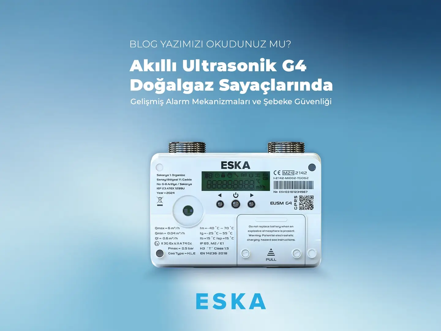 Akıllı Ultrasonik G4 Doğalgaz Sayaçlarında Gelişmiş Alarm Mekanizmaları ve Şebeke Güvenliği