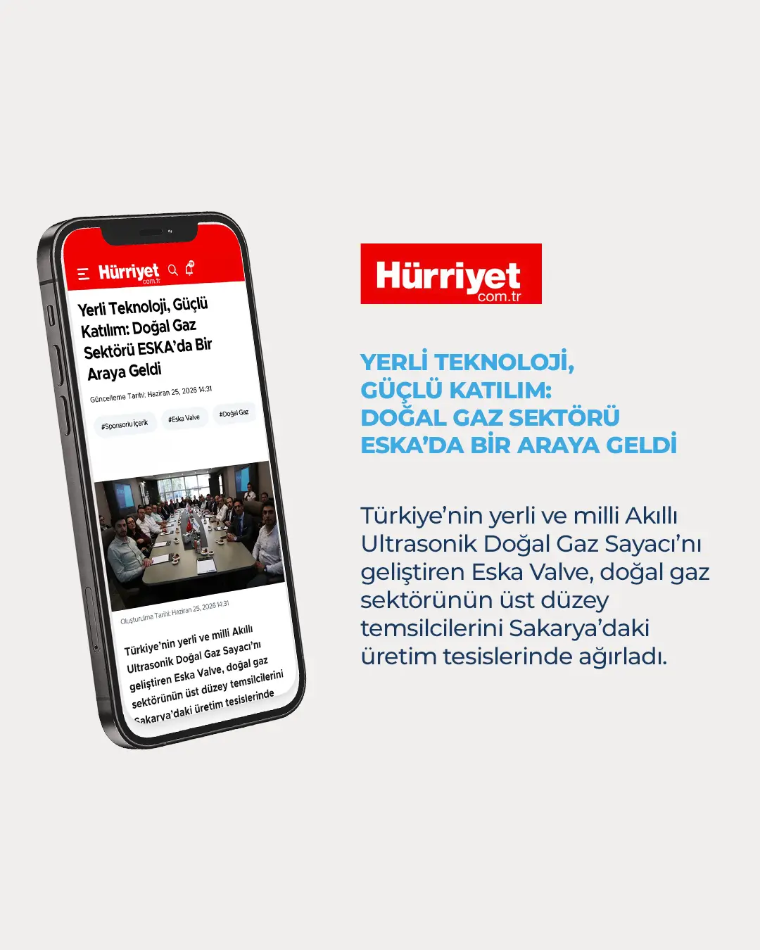 Eska Valve Haber: Yerli Teknoloji, Güçlü Katılım: Doğal Gaz Sektörü ESKA’da Bir Araya Geldi