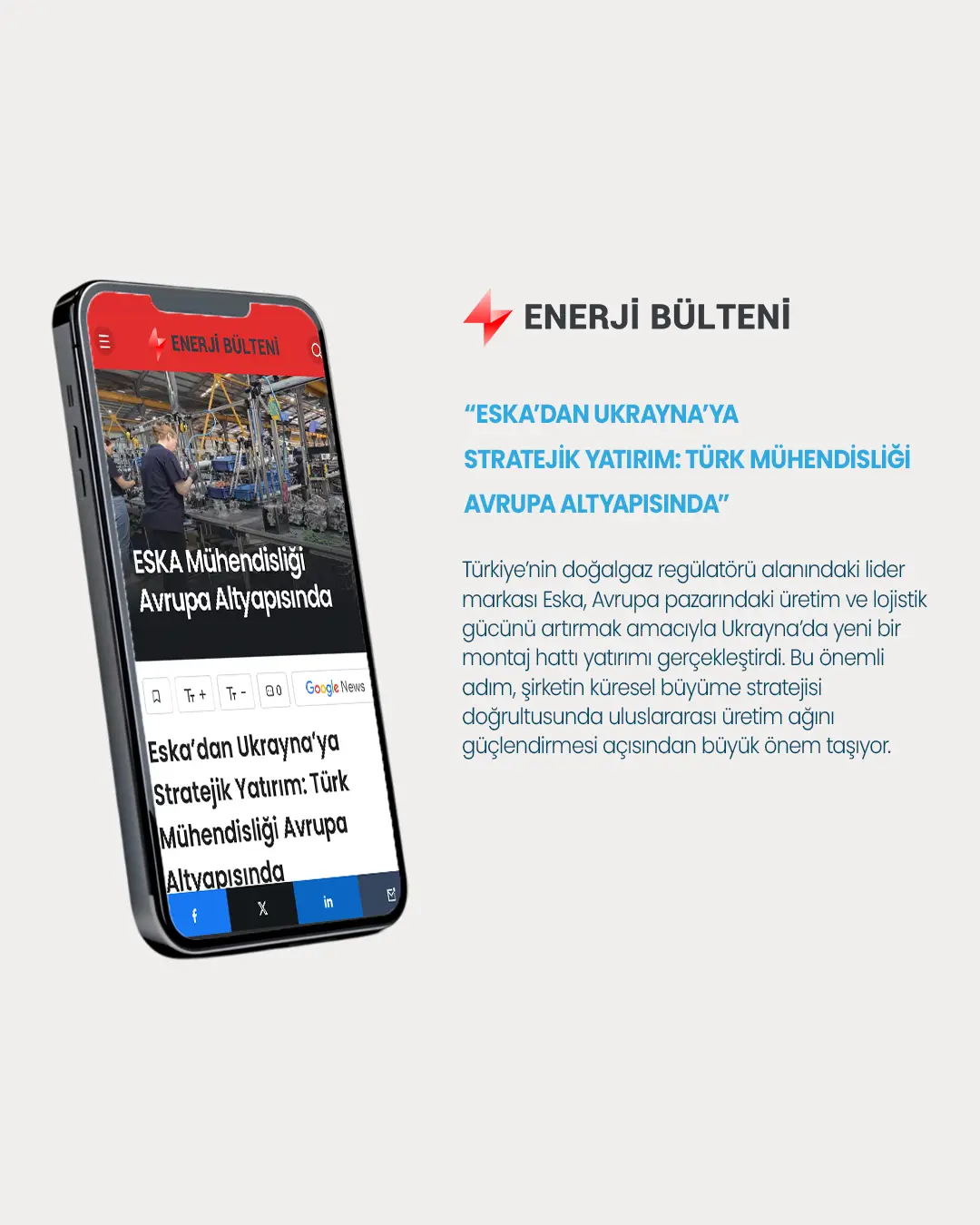 ESKA Mühendisliği Avrupa Altyapısında