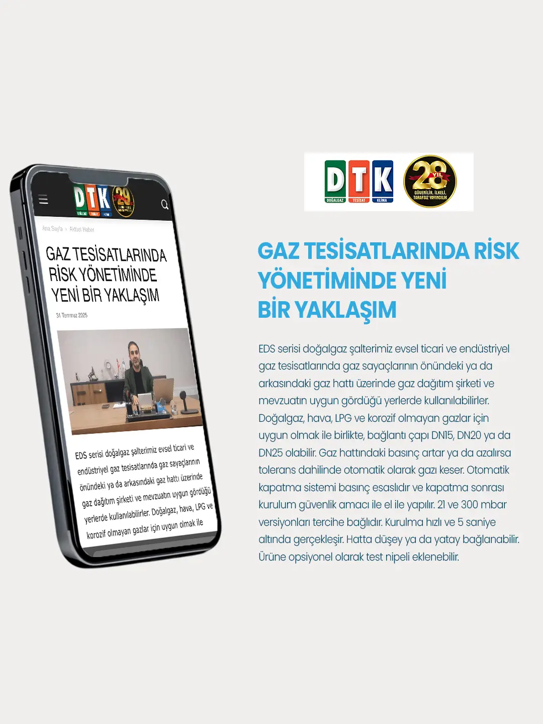 Eska Valve Haber: GAZ TESİSATLARINDA RİSK YÖNETİMİNDE YENİ BİR YAKLAŞIM