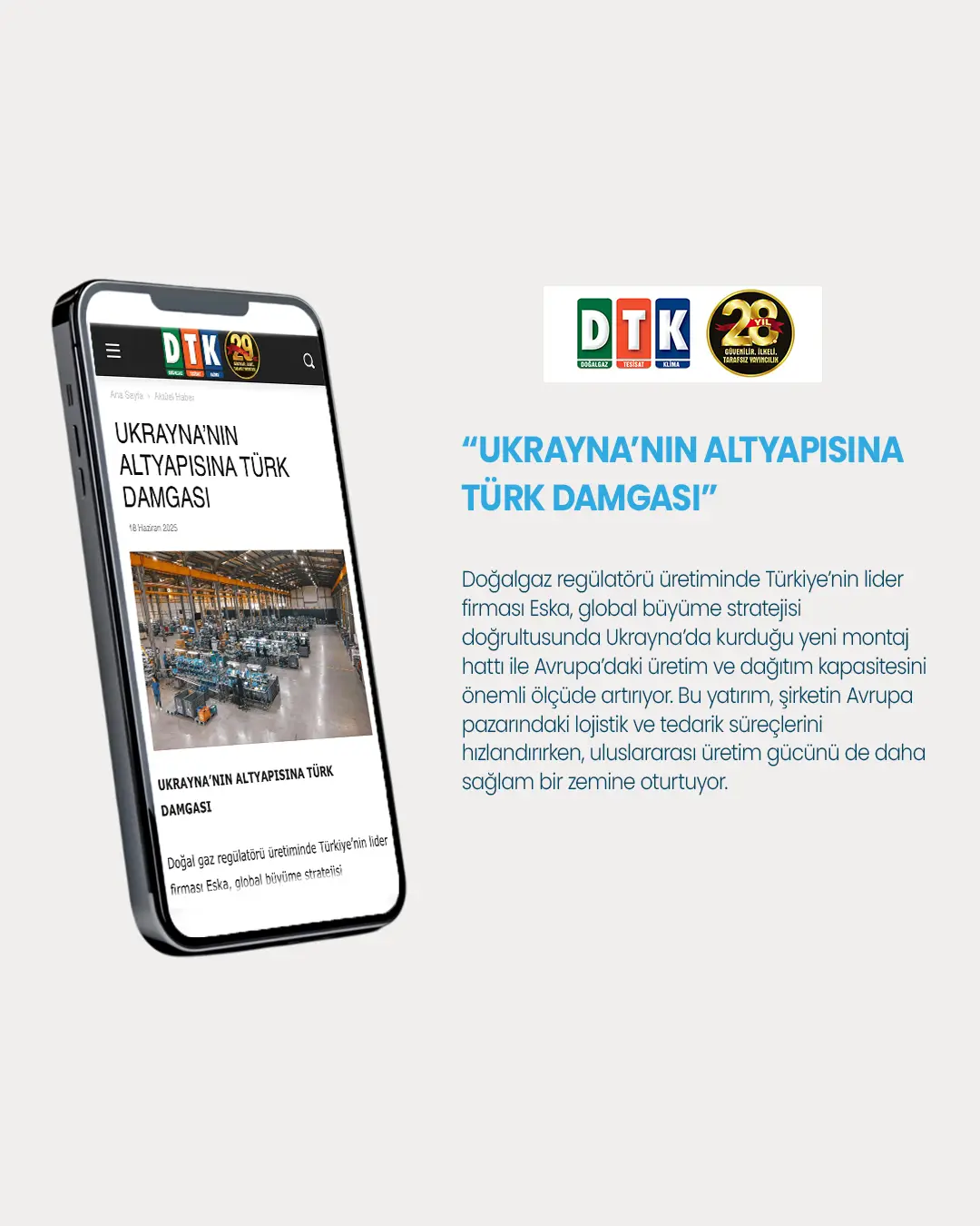 Ukrayna’nın Altyapısına Türk Damgası - DTK