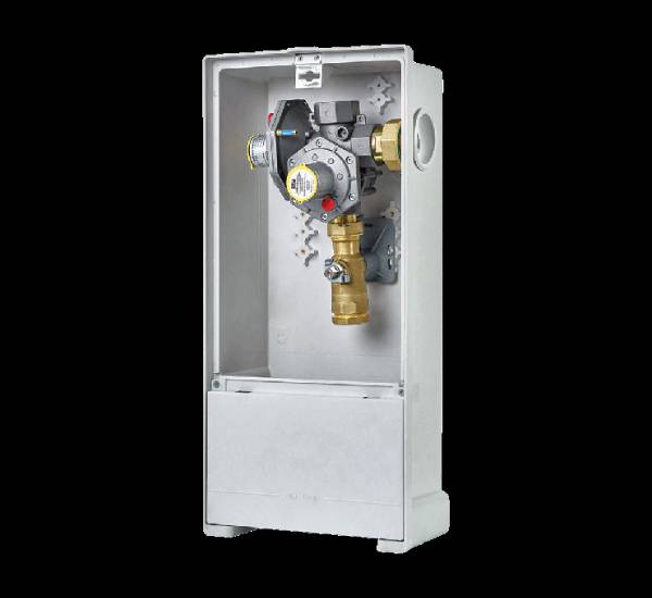 S700 – Wall-Mounted Regulator Set with Service Box (Flat or Curved Cover)